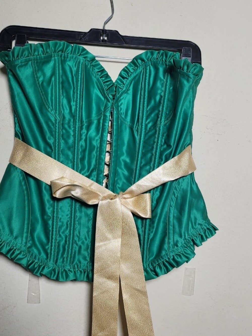 Victoria's Secret Corset Sexy Little Things Green Women M Y2k Strapless Festival